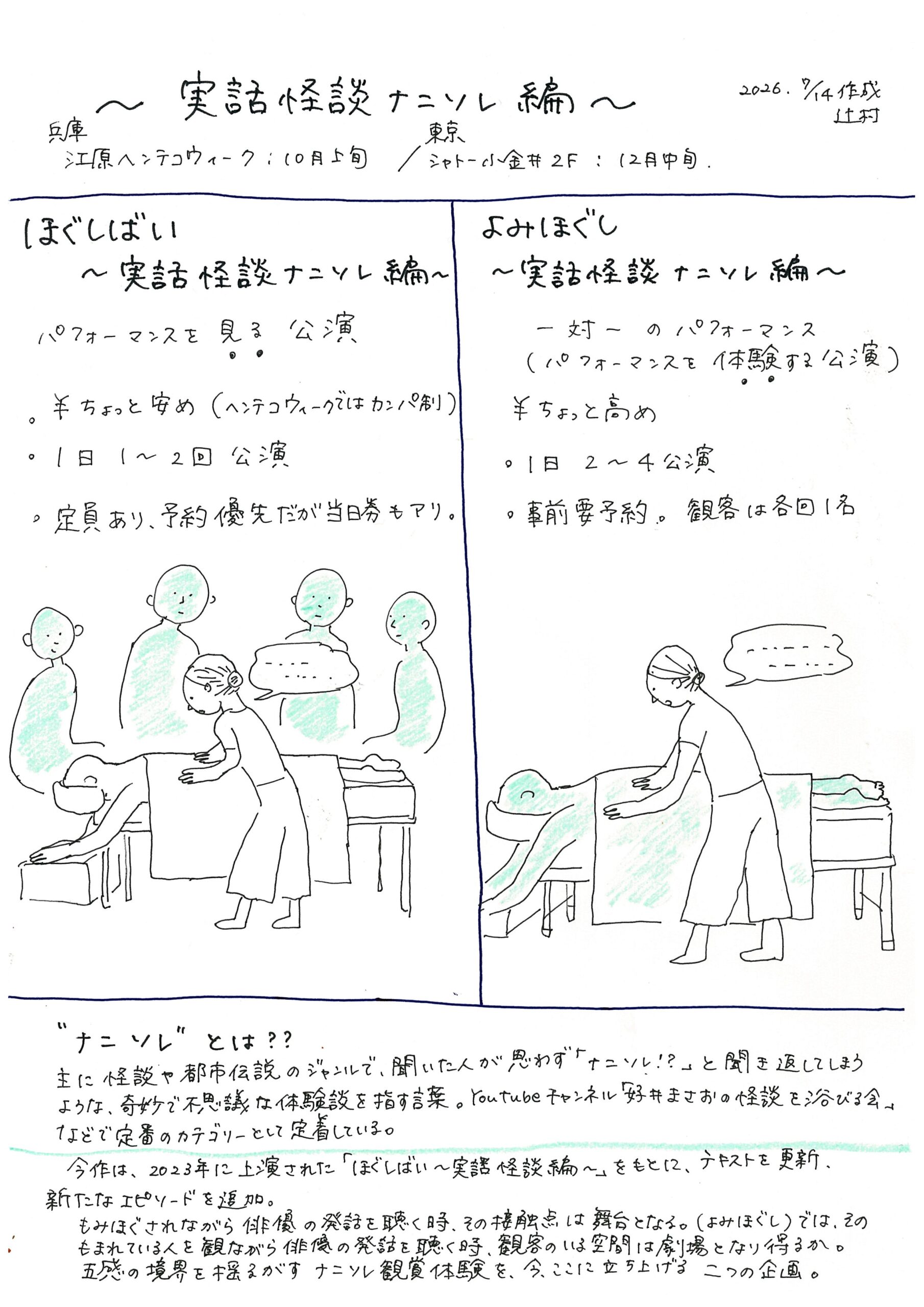 ほぐしばい～実話怪談ナニソレ編～
